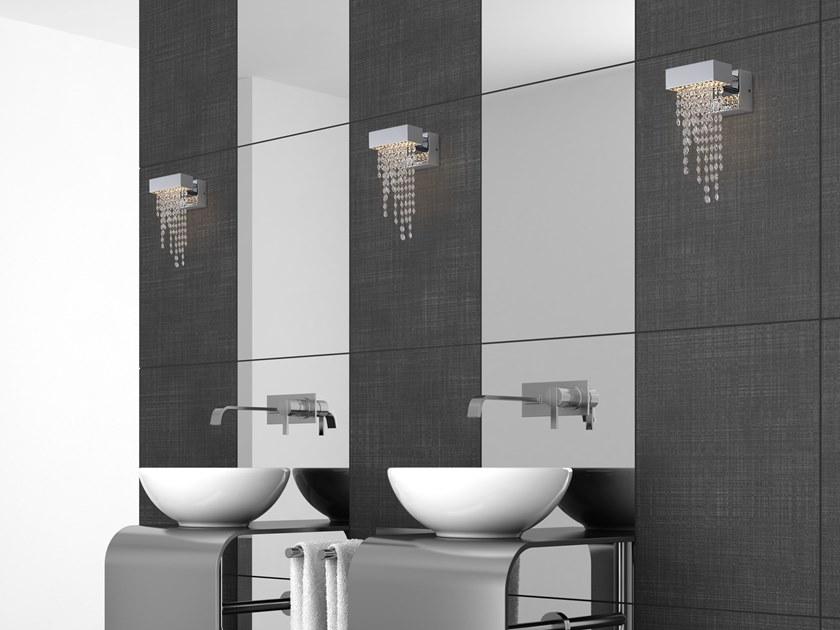 ILFARI Бра из металла с прямым светом и кристаллами swarovski® в современном стиле Frozen eyes sun-id-1349679 - Вид №1