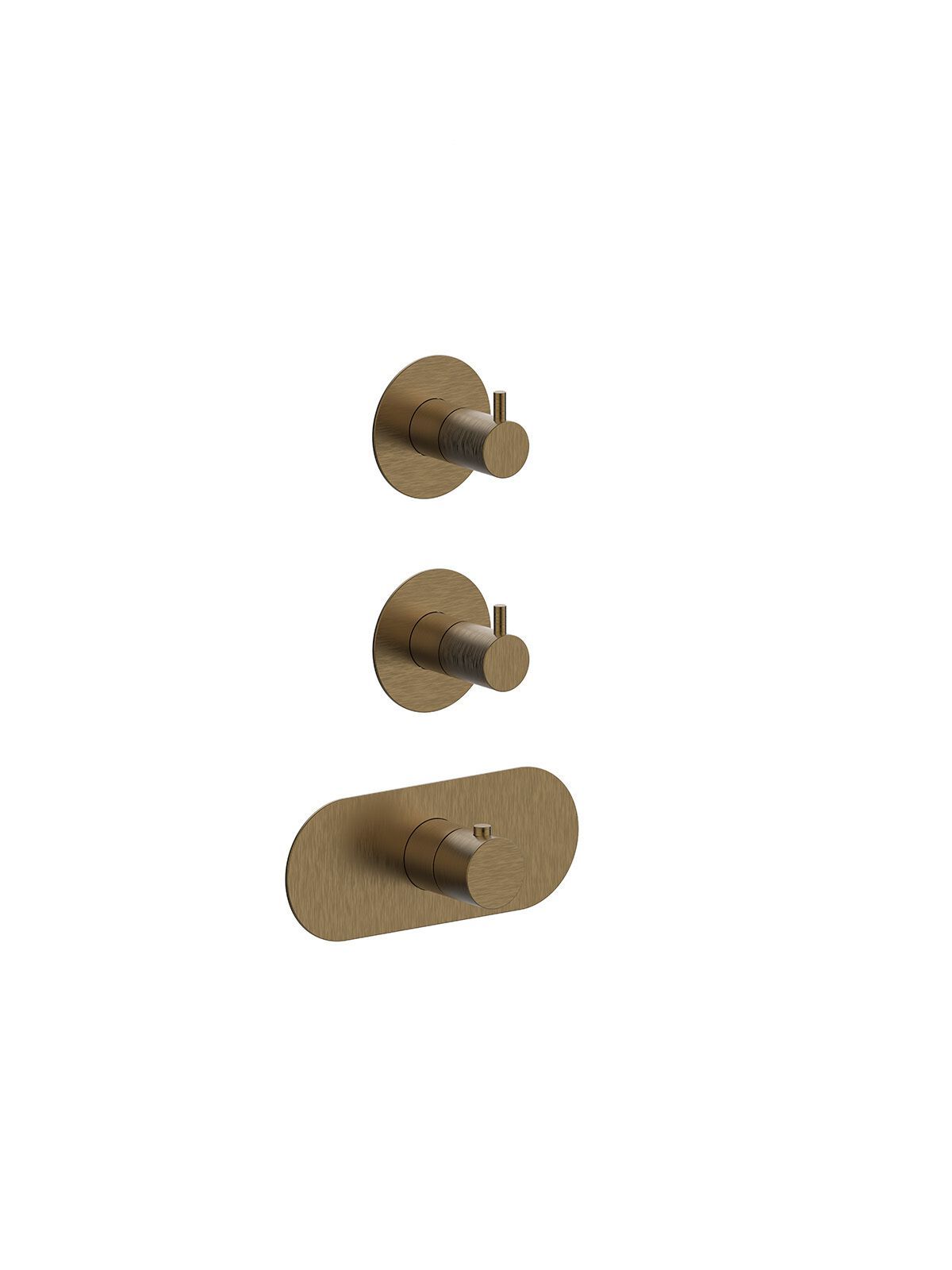 Термостатический смеситель для душа с 3 отверстиями Rubinetterie Frattini отдельная эстетика ARCH-00075862 - Вид №16