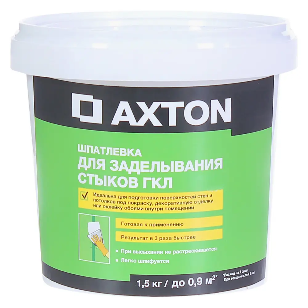 Шпатлевка для стыков гкл 1.5 кг 81951454 STLM-2095776 AXTON 