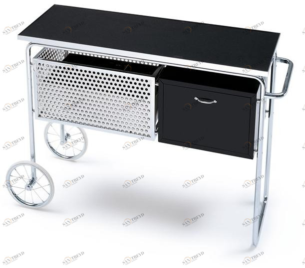 MisuraEmme Барный шкаф из стали и дерева на колесиках Atelier sun-id-1374342