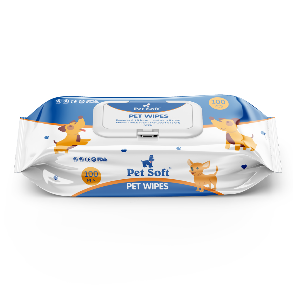 ПР0046991 Влажные салфетки PET SOFT Wipes для животных 100шт Dono 