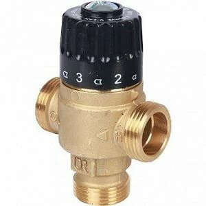 Термостатический смесительный клапан 3/4" STOUT НР 30-65°С 1,8 KV