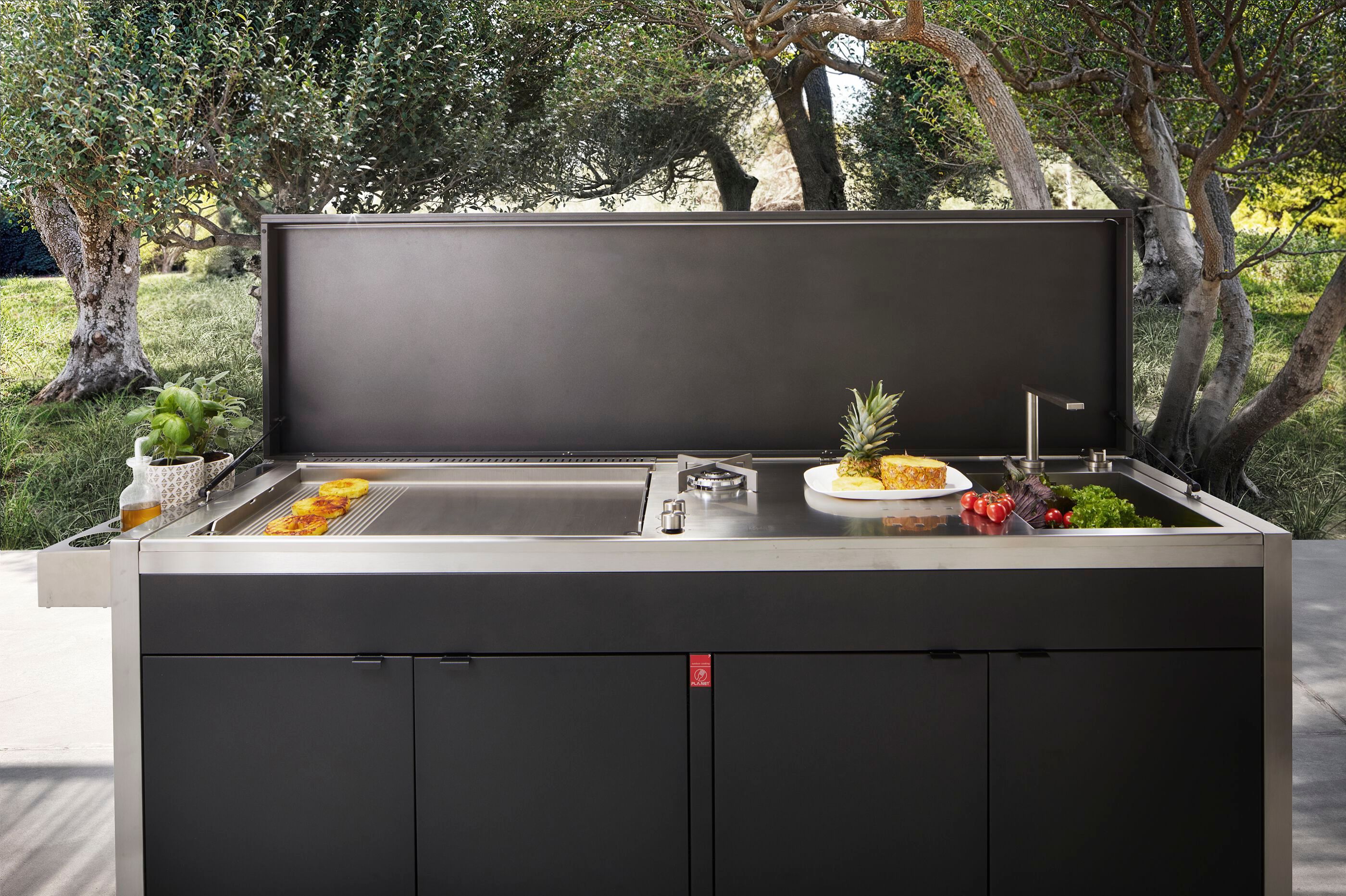 Газовая плита из нержавеющей стали PLA.NET Outdoor Cooking Kitchen ARCH-00119280 - Вид №11