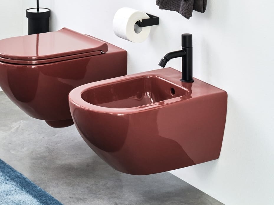 Керамическая настенная проволока для биде с переливом Ceramica Cielo ENJOY ARCH-00143118 - Вид №1