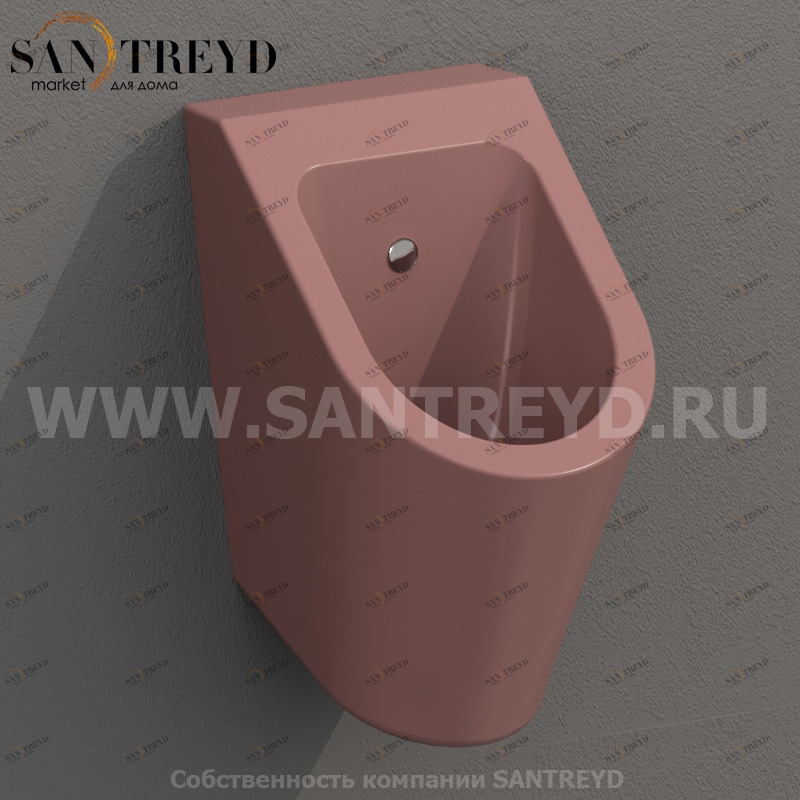 FO030FR Настенный писсуар, уринал с мушкой Ceramica Globo FORTY3