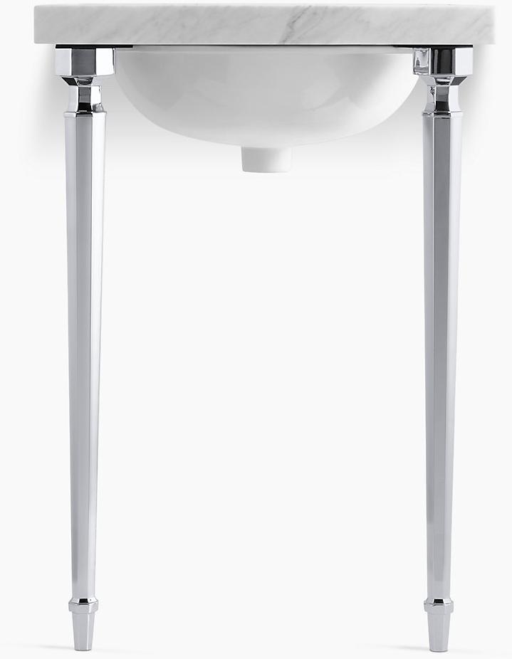 KOHLER Kathryn Восьмиугольные конические ножки стола из латуни K-6839-AF  - Вид №2