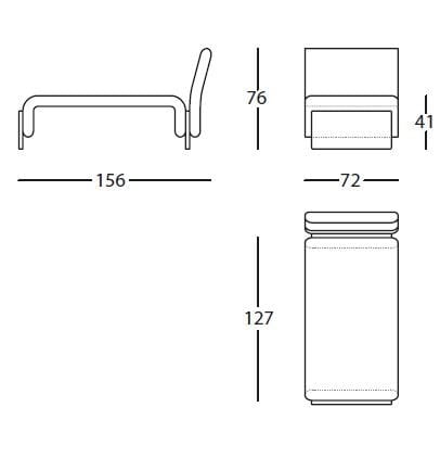 Мягкий шезлонг SANCAL Diwan ARCH-00143408 - Вид №7