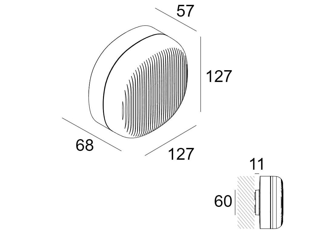 Стеклянные бра Deltalight туман ARCH-00047742 - Вид №6