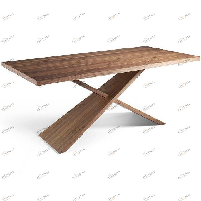 Обеденный стол деревянный 200 см GOB-N5452 от Angel Cerda ANGEL CERDA  150000 Орех;коричневый 