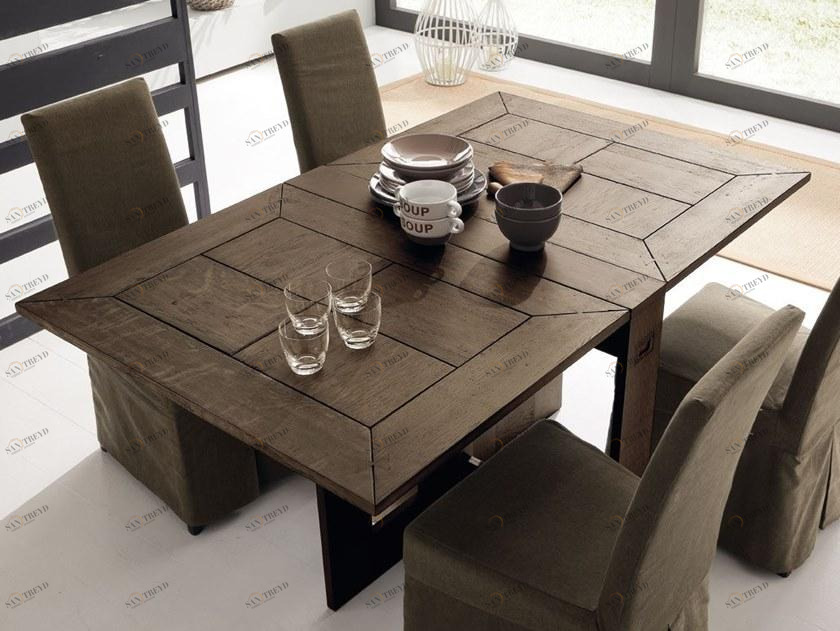 AltaCorte Выдвижная прямоугольная консоль из массива дерева Ecolab Ec-ta8050