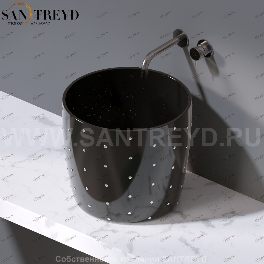 L106.104SW Накладная раковина на столешницу  овальная A. e T. Italia PILLAR AeT ITALIA