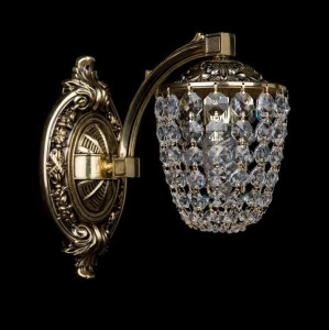 Бра Bohemia Ivele 1772/1/150/GB BOHEMIA IVELE ФОНАРЬ 078329 Прозрачный;серебро