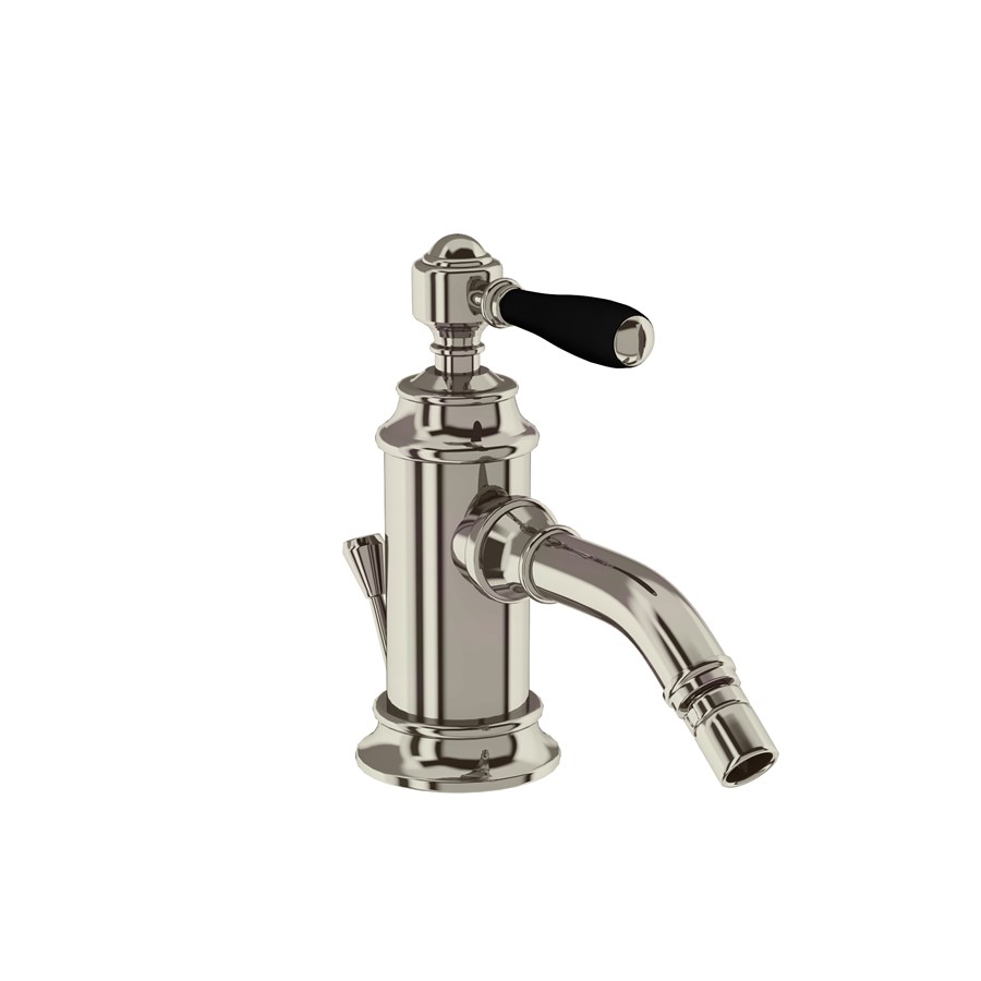 Burlington Arcade Смеситель для биде, однорычажный, Arcade, со сливным клапаном Хром с рукояткой Crosshead ACL13C  - Вид №1