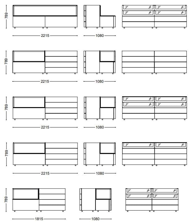 Деревянный комод Porro ARCH-00005720 - Вид №3
