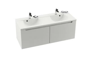 Тумба под умывальник SD-1300 CLASSIC каппучино/белая