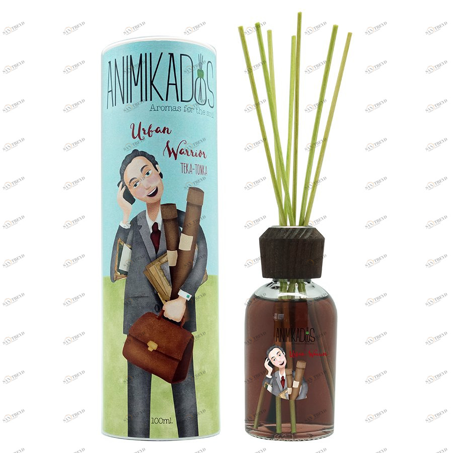 Диффузор ароматический 100 мл древесный Urban Warrior Animikados AMBIENTAIR  00-3881056 Красный 