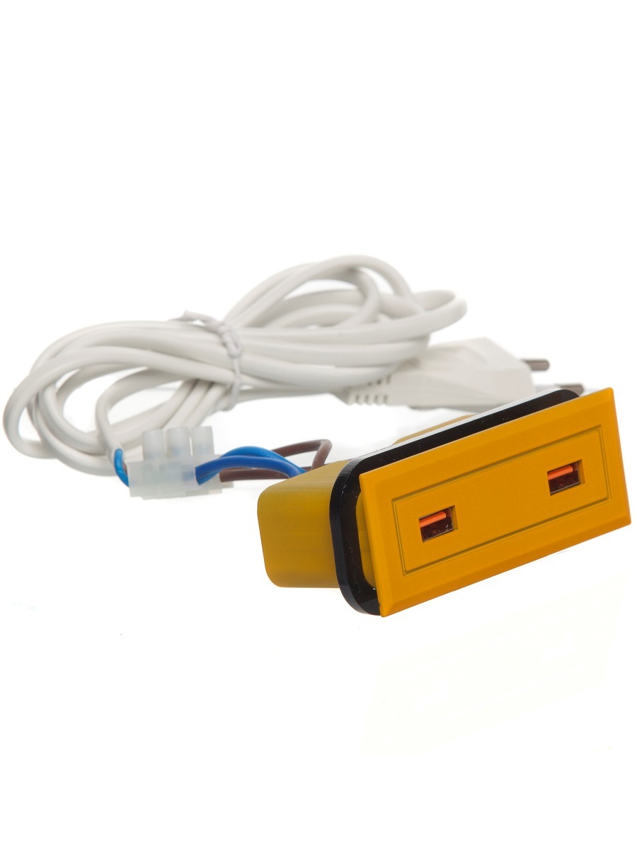 Блок электрических розеток Stripe 12073 Yellow NAVAKO  - Вид №1