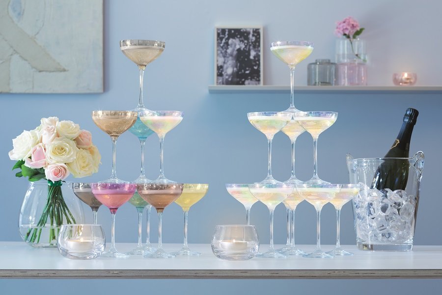 Набор бокалов-креманок tower, 235 мл, перламутр, 10 штук LSA INTERNATIONAL ДИЗАЙНЕРСКИЕ 00-3863249 Прозрачный  - Вид №2