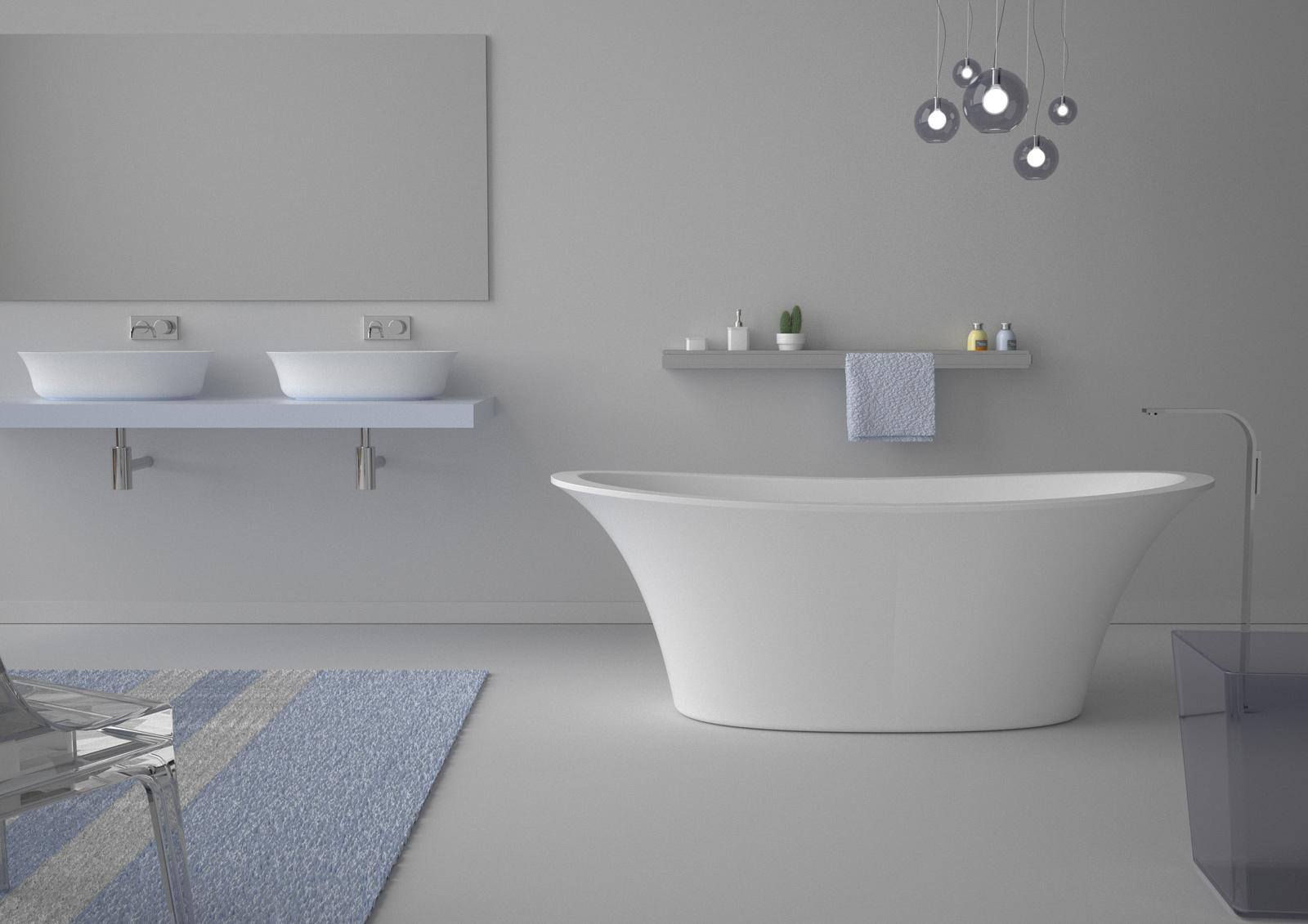 VAFL2 Акриловая ванна отдельностоящая GSG CERAMIC Flut - Вид №2