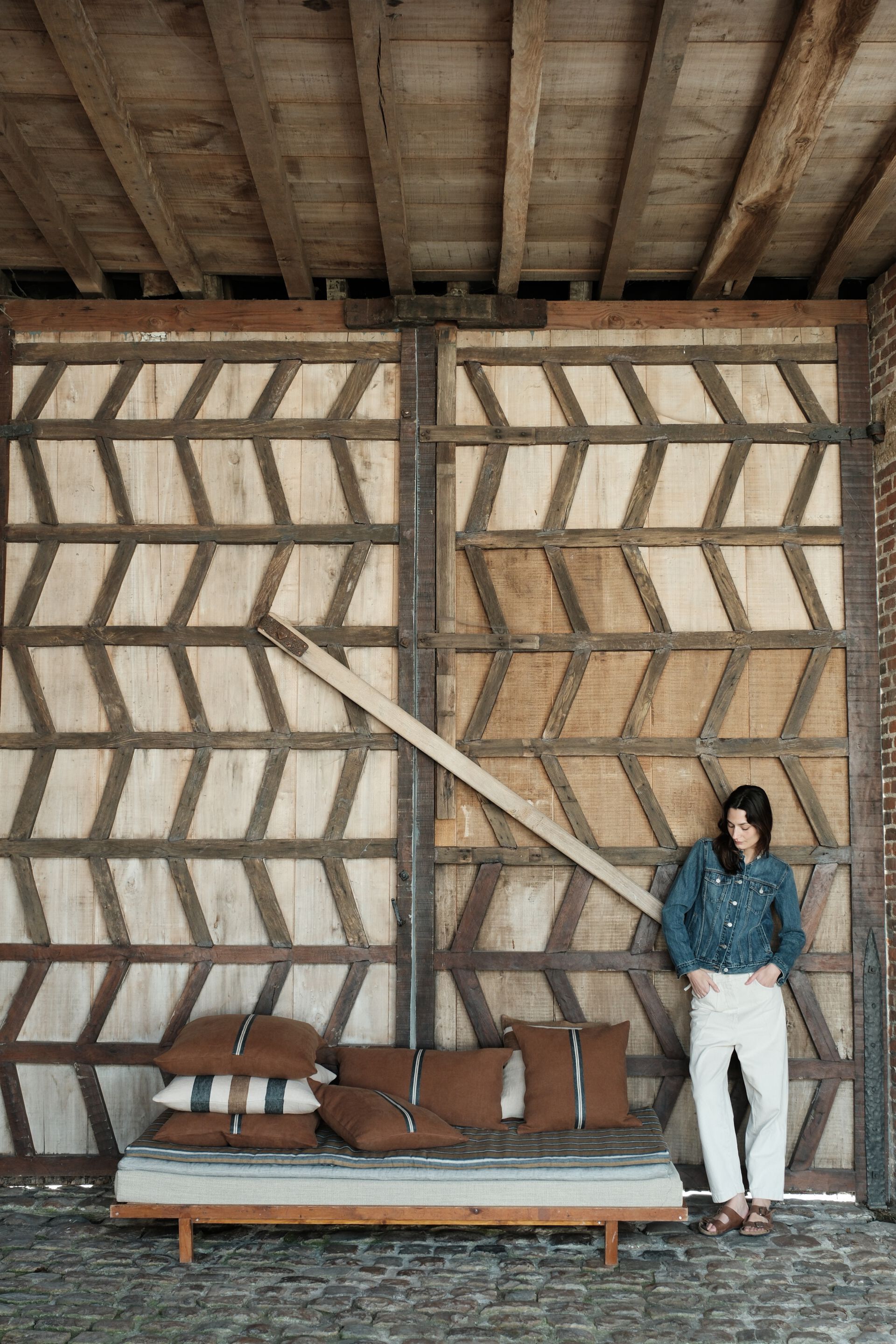 Прямоугольная льняная подушка Libeco Home Miles ARCH-00103049 - Вид №1