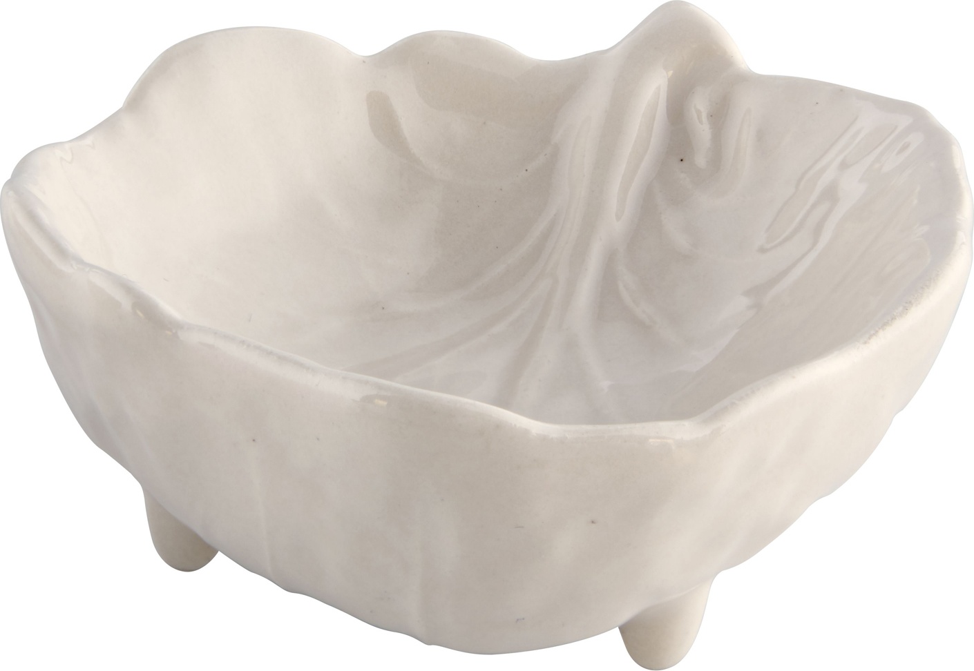 10602145 Bordallo Pinheiro Розетка Bordallo Pinheiro Капуста 9см, керамика, бежевая Керамика 