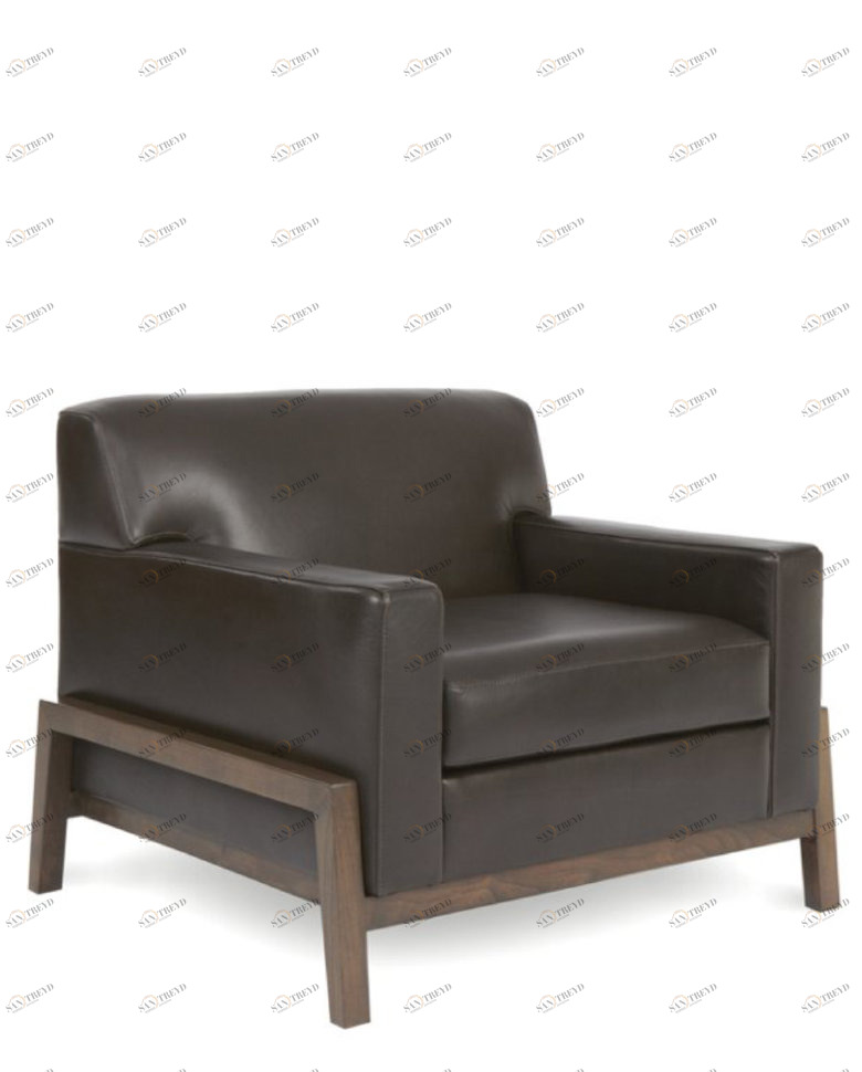 Кресло Arcadium коричневое ICON DESIGNE ДИЗАЙНЕРСКИЕ 178024 Коричневый 