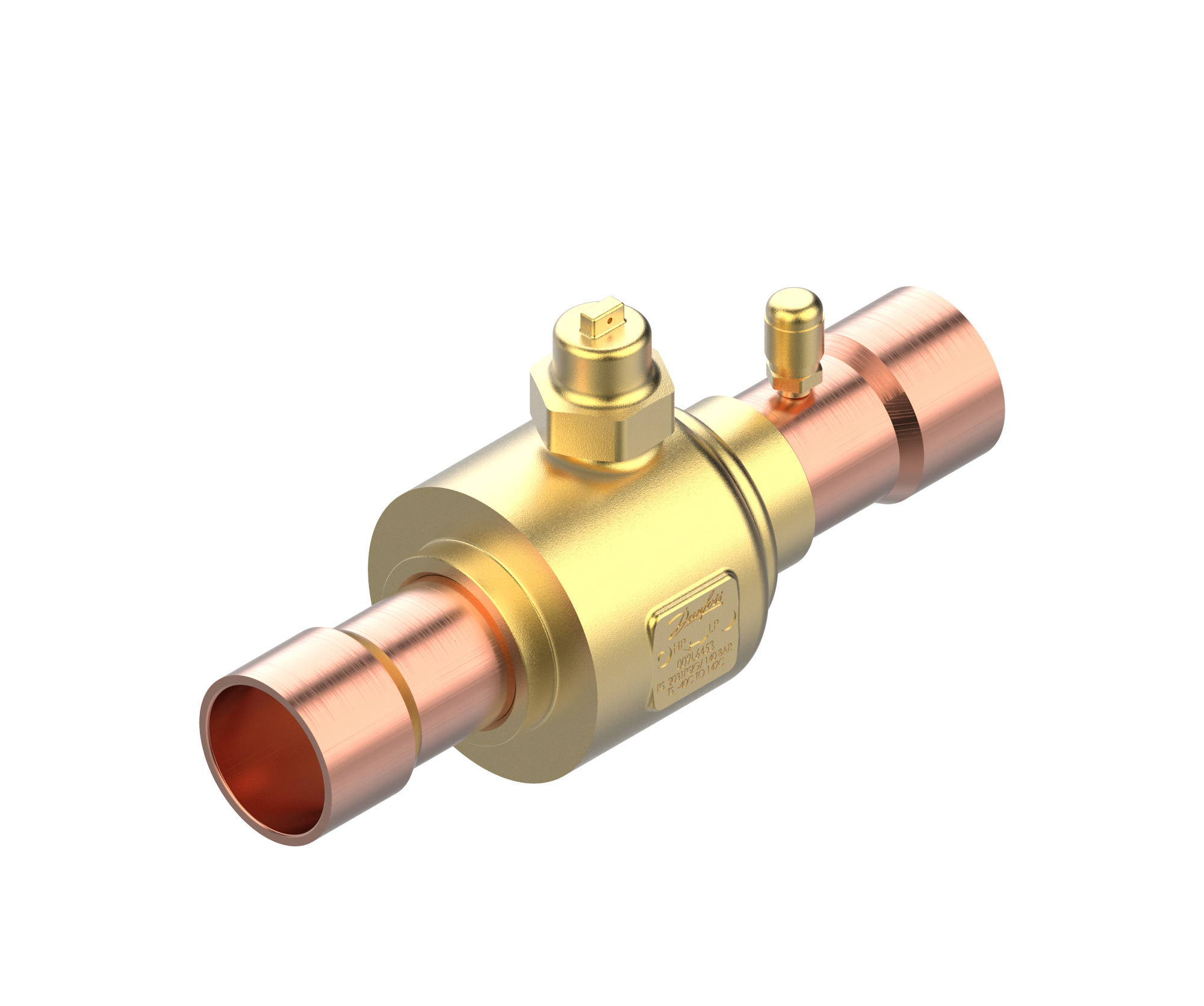 Danfoss GBCT — Запорные шаровые краны для CO2 140 бар GBCT 22s Кран шаровый 009L6589  - Вид №11