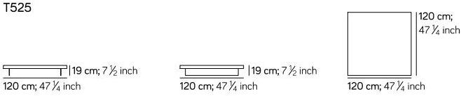 AMURA Квадратный деревянный журнальный столик Tau sun-id-1398423 - Вид №3