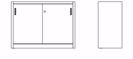 Dieffebi Запираемый металлический шкаф для офиса с раздвижными дверцами Classic storage sun-id-1492622 - Вид №10