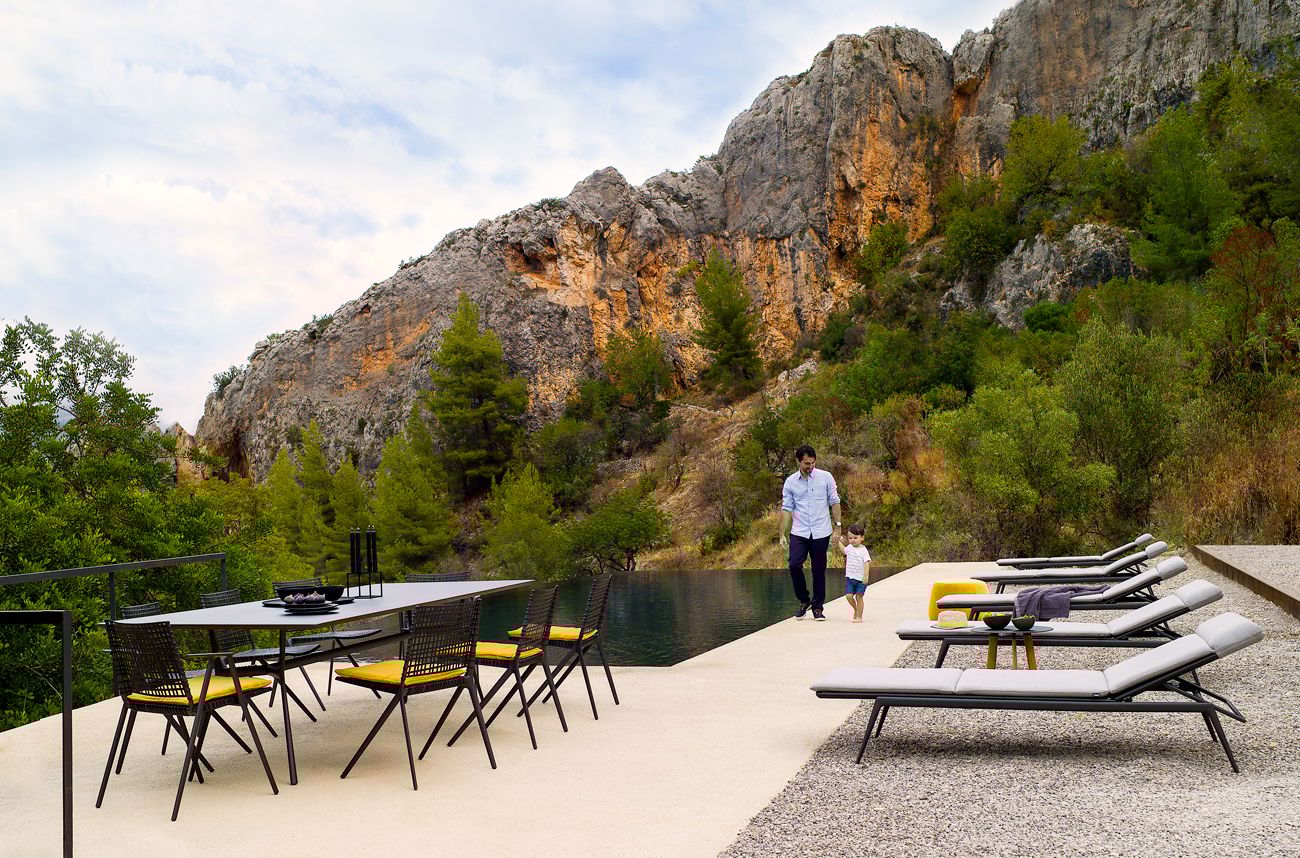 Алюминиевая откидная Садовая кровать TRIBÙ Branch ARCH-00046230 - Вид №4