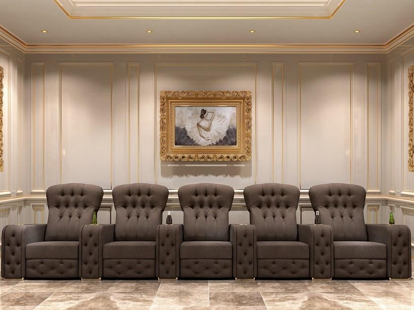 Vismara Design Кожаное сиденье для аудитории с регулируемой спинкой Luxury entertainment sun-id-1437031 - Вид №5