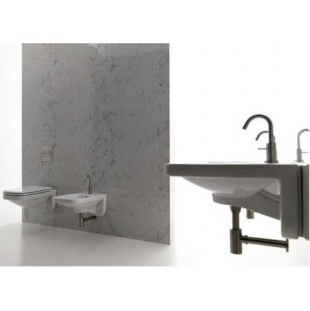 42822 Подвесная раковина настенная овальная   белая Santreyd  - Вид №2