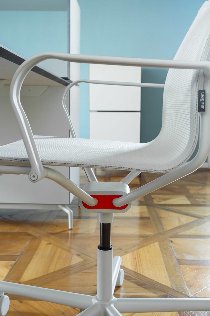 Wagner Поворотный офисный стул с сеткой и подлокотниками D1 sun-id-1397399 - Вид №9