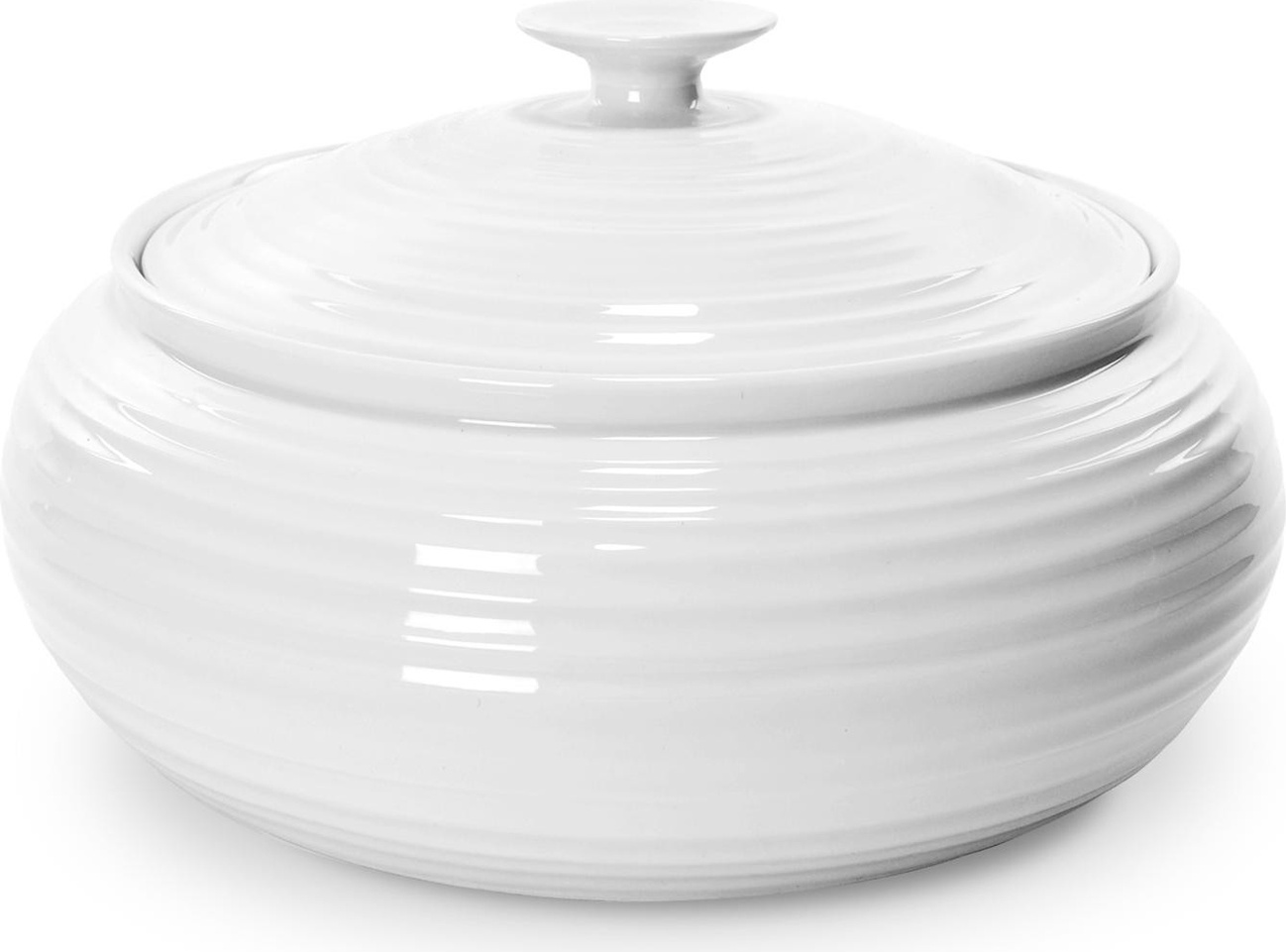 10579635 Portmeirion Блюдо для горячего с крышкой Portmeirion "Софи Конран для Портмейрион" 3,4л (белое), п/к Фарфор 