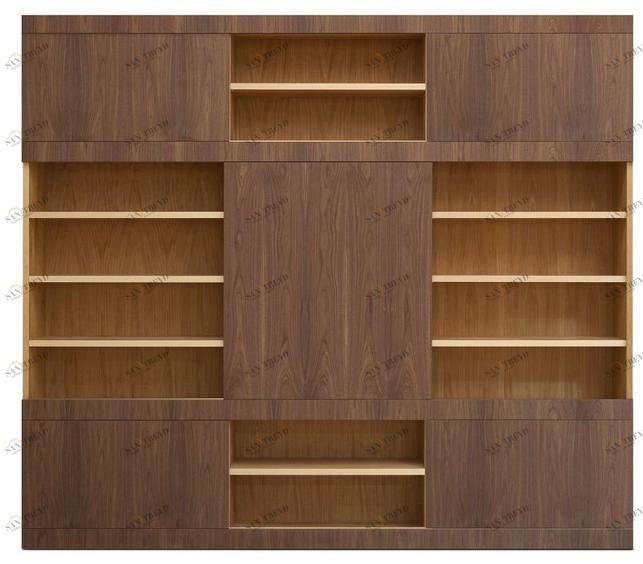 Morelato Модульный книжный шкаф из вишни и ореха  Art. fs3510598 