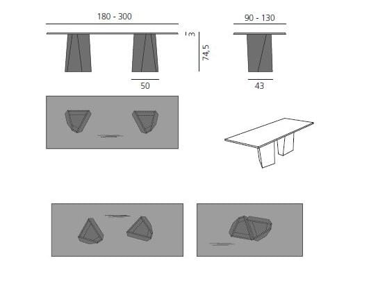 Деревянный прямоугольный обеденный стол more Варан ARCH-00091000 - Вид №8