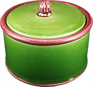 10647648 Романов Фаянс Шкатулка (круглая, однотонная) Фаянс