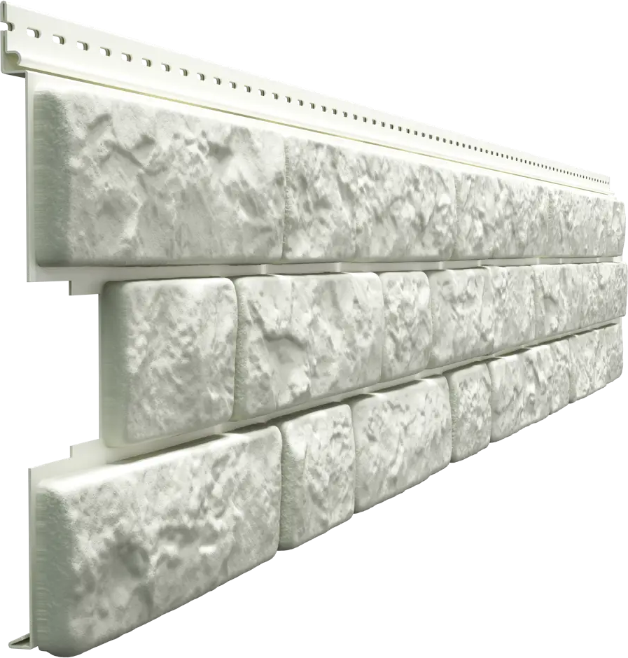 88292072 Сайдинг виниловый Döcke Bergart Камень 1.8 м Кокос 0.52 м² STLM-0077324