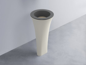 AMLA45-CM+AMPILT-AV+AMCOLT-TL Раковина Amedeo Tondo отдельностоящая cielo Enjoy + Amedeo