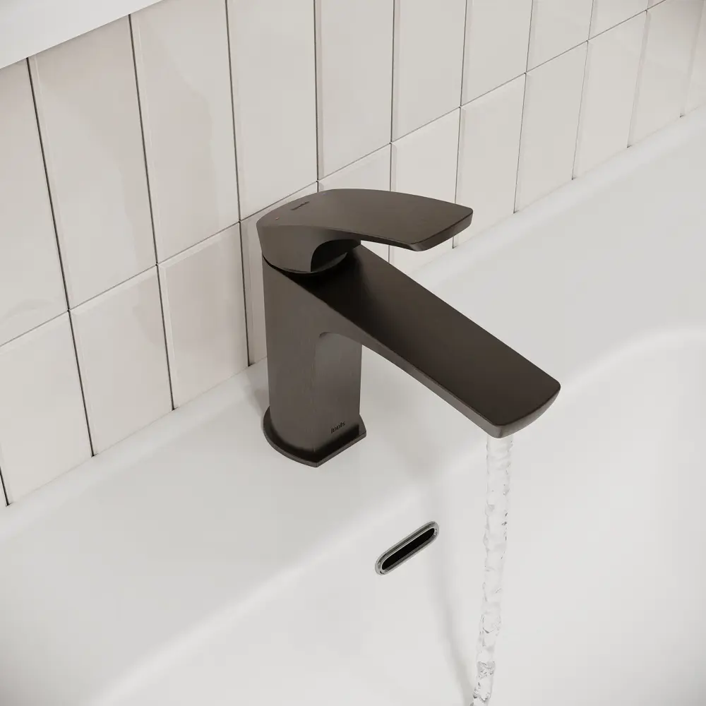 89392200 Смеситель для раковины Iddis Lahta LAHGM00i01 однорычажный цвет графит матовый STLM-1562944 - Вид №2