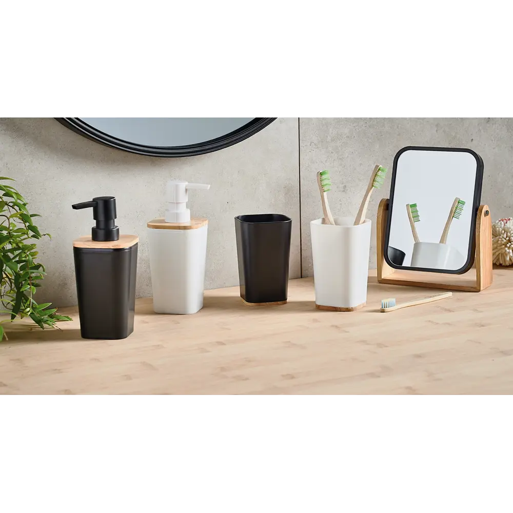 Зеркало косметическое Sensea Scandi настольное увеличительное, цвет черный Без серии STLM-2139321 - Вид №4