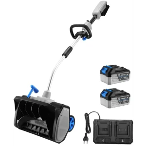 Аккумуляторный снегоуборщик DEKO ST40 с двойной АКБ для чистки территорий 89394659