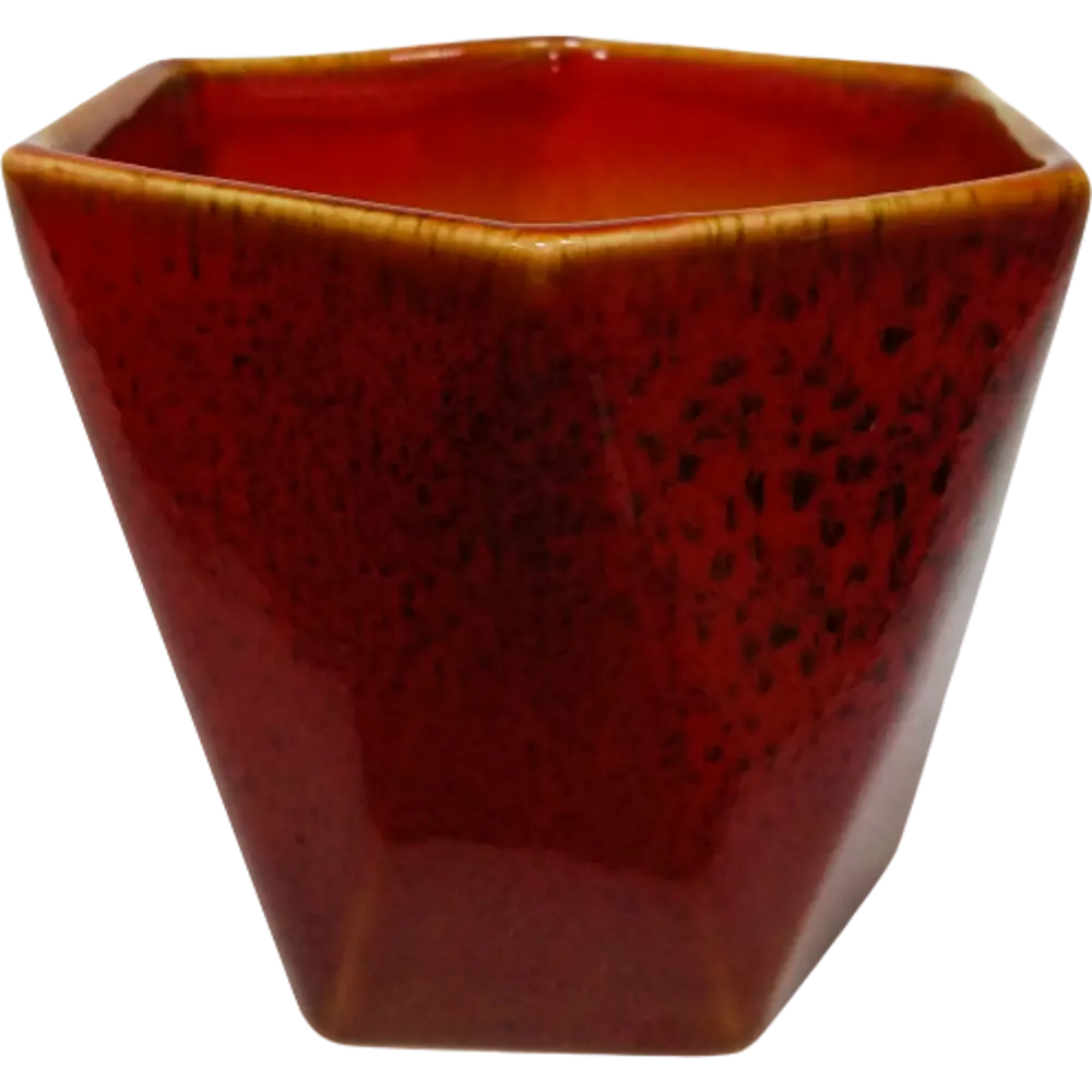 Кактусник 9x10x9 см v0.49 л керамика красный 83104748 STLM-2156690 Santreyd - Вид №1