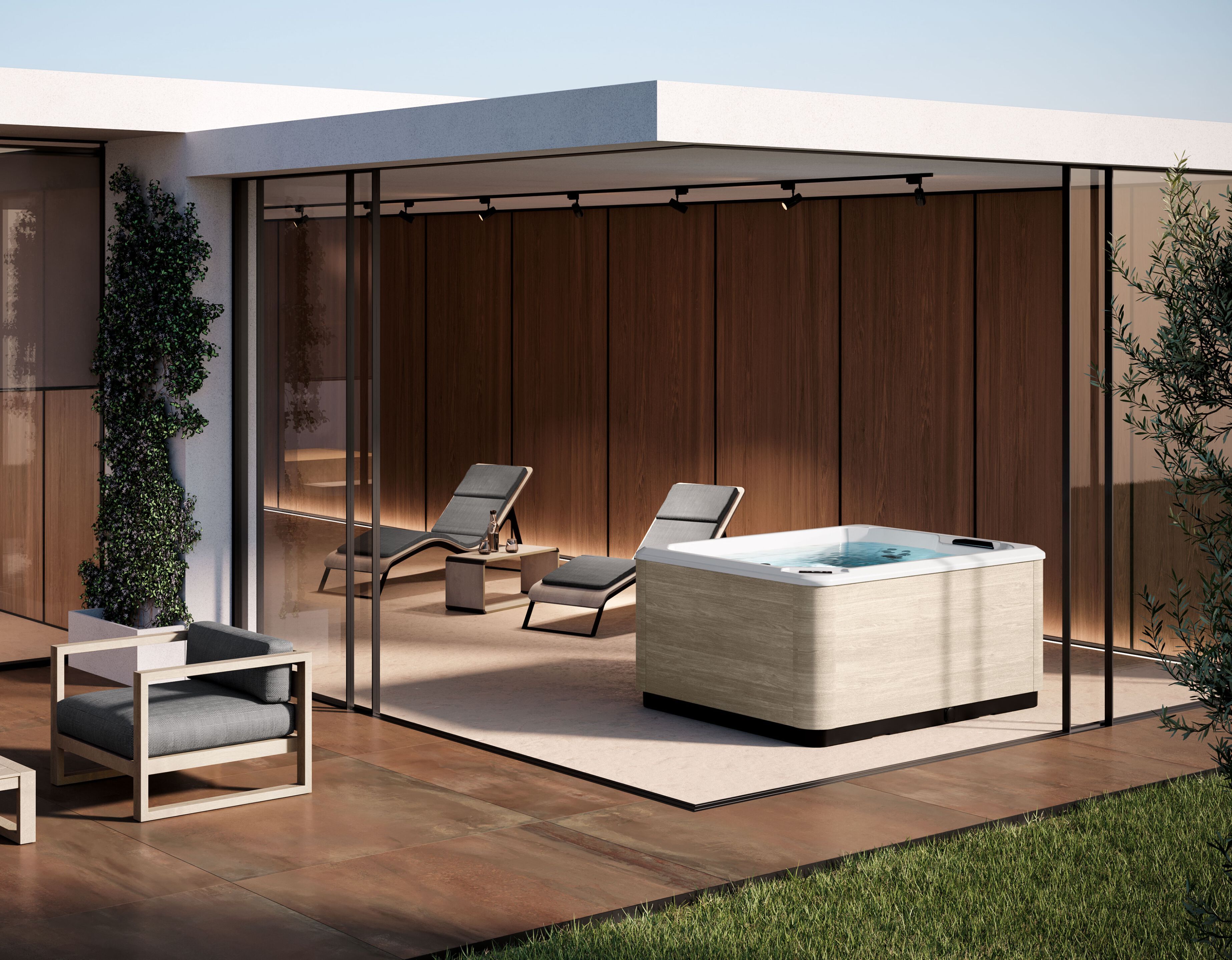 Мини-бассейн с гидромассажем Novellini жизнь ARCH-00031578 - Вид №1