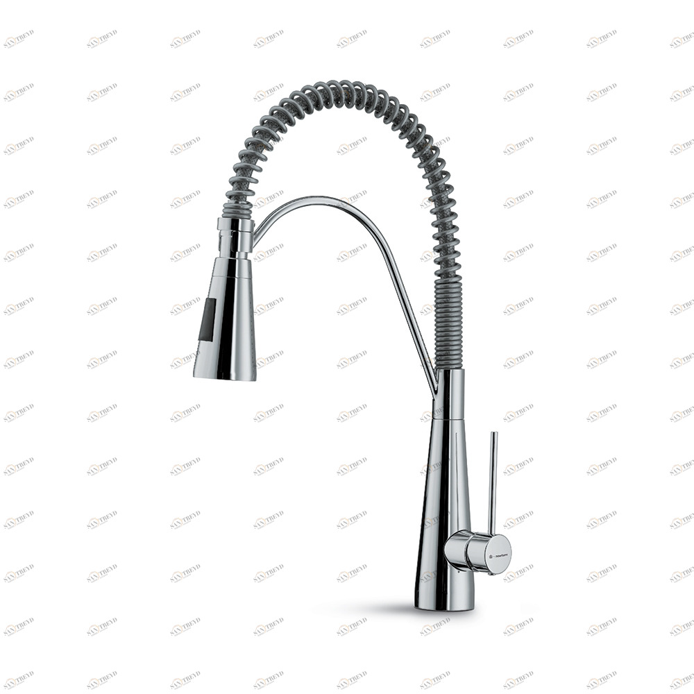 Смеситель для мойки, однорычажный, с шарниром и регулируемой пружиной YCON NEWFORM Италия 64203