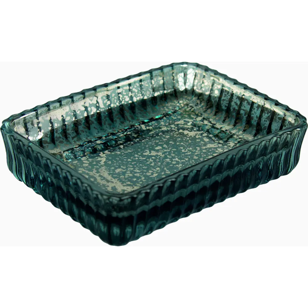 Мыльница Raindrops Аквамарин стекло цвет синий STLM-2200490