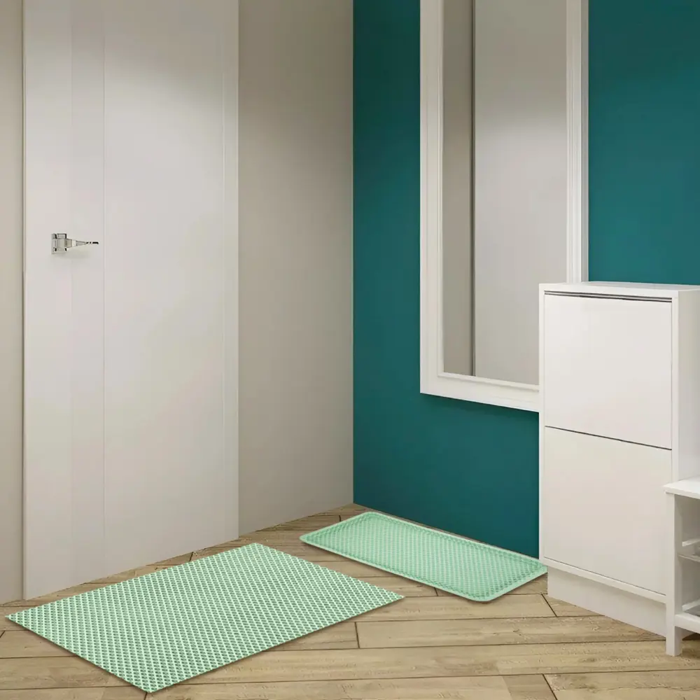 Santreyd Лоток для обуви ЭВА с ромбовидным рельефом, мятный 89370090 STLM-1049249 - Вид №2