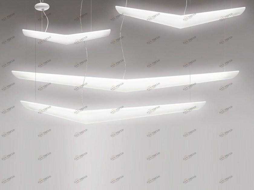 Artemide Люминесцентная подвесная лампа из полипропилена Mouette sun-id-1422784