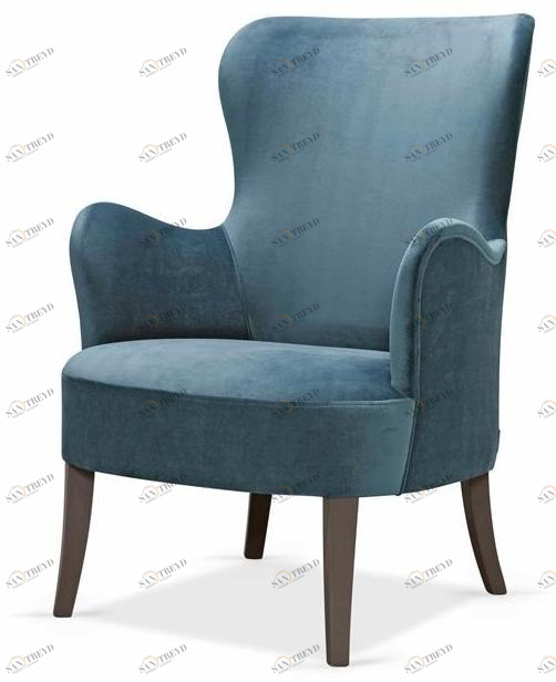 Fenabel Кресло из ткани с подлокотниками Flower Co.041i