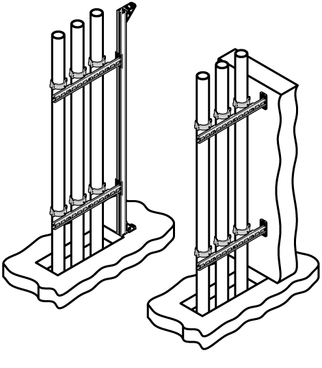 6603828 Монтажные профиля BIS RapidStrut® Консоли стеновые вертикальные (BUP1000) WALRAVEN  - Вид №2